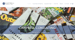Desktop Screenshot of campbellconsulting.com