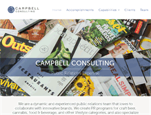 Tablet Screenshot of campbellconsulting.com